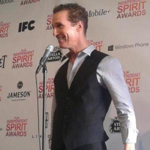 spirit awards 2013 - Matthew McConaughey - Best Supporting Male - Magic Mike