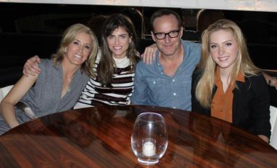 clark gregg - & cast - press day