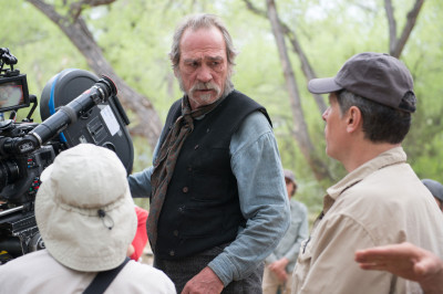 the homesman - tommy lee on location in lumpkin