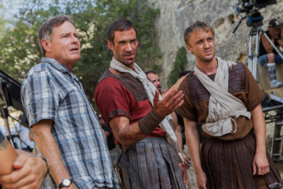 Kevin Reynolds, Joseph Fiennes and Tom Felton (l. to r.)