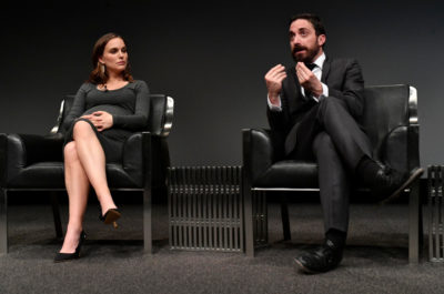 Natalie Portman and Pablo Larrain at JACKIE Washington, D.C. premiere. on December 1, 2016.  Photo courtesy of Fox Searchlight.