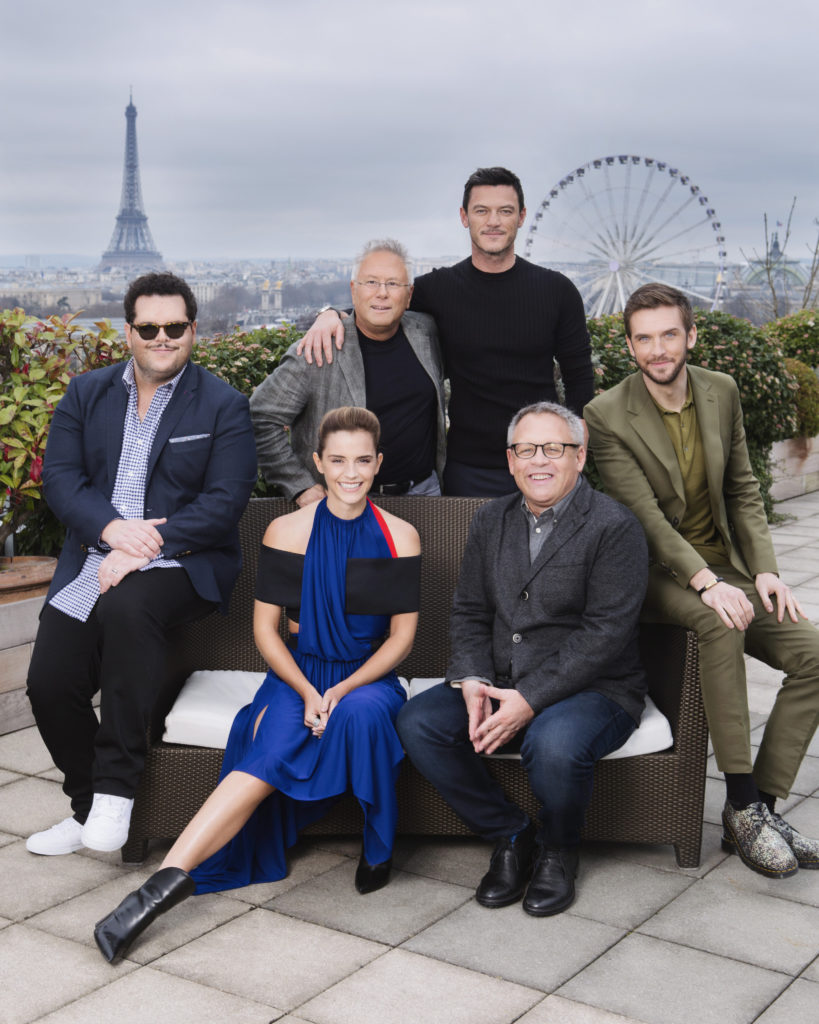 Promotion du film "La Belle & La Bête" à Paris, France.